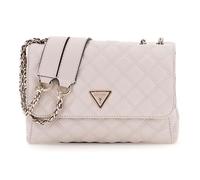 GUESS Sac à épaule bandoulière taupe pour femme - Giully II Compound Convertible Flap Bag Taupe 311279