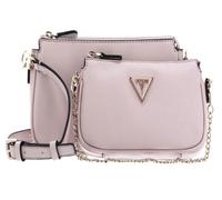 GUESS Noelle DBL Pouch Crossbody, Bag Women, Rose légère, Taille Unique