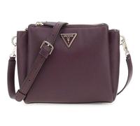 GUESS Sac à épaule bandoulière violet foncé pour femme - Noelle Tri Compartment Crossbody Bag Aubergine 295248