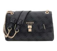 GUESS sac à épaule bandoulière Yesba Convertible Xbody Flap Coal Logo gris foncé