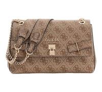 GUESS sac à épaule bandoulière Yesba Convertible Xbody Flap Latte Logo brun