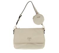 GUESS Sac à épaule beige pour femme - Eco Gemma Top Zip Shoulder Bag Sand 241182