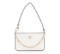 GUESS Sac à épaule blanc vieux rose pour femme - Noelle II Mini Top Zip Shoulder Bag White Logo 310894