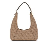 GUESS Sac à épaule brun clair marron pour femme - Calista Top Zip Shoulder Bag Latte Logo 309899