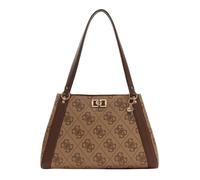 GUESS Sac à épaule brun clair marron pour femme - Karnilla Logo Girlfriend Carryall Latte Logo / Brown 333340