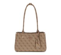 GUESS Sac à épaule brun clair marron pour femme - Meridian II Shoulder Satchel Bag Latte Logo 313862