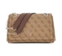 GUESS Sac à épaule brun clair marron pour femme - Noelle II Convertible Xbody Flap Bag Latte Logo / Brown 310873