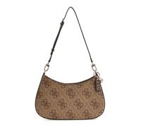 GUESS sac à épaule Noelle II Top Zipper Shoulder Bag Latte Logo/Brown marron clair