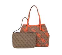 GUESS Sac à épaule brun clair orange pour femme - Vikky Large Tote Latte Logo / Orange 214472