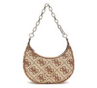 GUESS Sac à épaule brun clair pour femme - Circe Hobo Shoulder Bag Latte Logo 304711