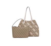 GUESS Vikky Large Tote, Bag Women, Logo Latte/Rose Pale, Taille Unique