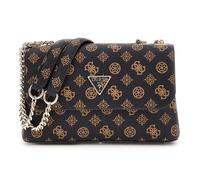 GUESS Sac à épaule brun foncé brun clair pour femme - Daryna II Convertible Xbody Flap Bag Mocha Logo 310243