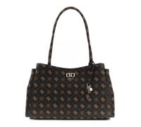 GUESS Sac à épaule brun foncé brun clair pour femme - Emelie Logo Girlfriend Carryall Espresso Logo 337289