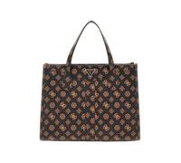 GUESS Sac à épaule brun foncé brun clair pour femme - Silvana Two Compartment Tote Mocha Logo 291140