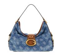 GUESS sac à épaule Camden Top Zip Shoulder Bag Denim Logo bleu