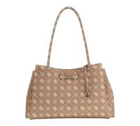 GUESS sac à épaule Carrie Logo Girlfriend Carryall Biscotti Logo beige