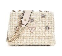 GUESS Sac à épaule crème doré pour femme - Everlee Mini Convertible Xbody Flap Bag Ivory 311059