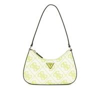 GUESS Sac à épaule crème jaune clair pour femme Ruma Mini Top Zip Shoulder Bag Chartreuse Logo 273597