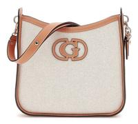 GUESS Sac à épaule crème orange pour femme - Sebina Bucket Shoulder Bag Natural / Orange 306790