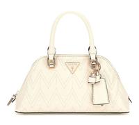 GUESS Sac à épaule crème pour femme - Adelard Dome Satchel Stone 280994
