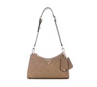 GUESS sac à épaule Cresidia II Top Zip Shoulder Bag Dark Taupe Logo