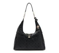GUESS sac à épaule Ella Logo Hobo Black Logo noir