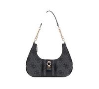 GUESS sac à épaule Erenia Top Zip Shoulder Bag Coal Logo gris foncé