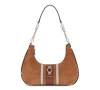 GUESS sac à épaule Erenia Top Zip Shoulder Bag Cognac Multi brun