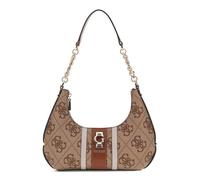 GUESS sac à épaule Erenia Top Zip Shoulder Bag Latte Logo marron clair