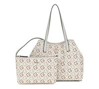 GUESS Sac à épaule gris clair taupe pour femme Vikky II Tote Bag Grey Multi Logo 273227