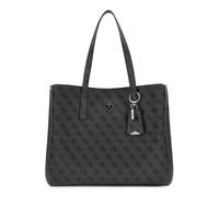 GUESS Sac à épaule gris foncé noir pour femme - Meridian II Girlfriend Tote Bag Coal Logo 315400