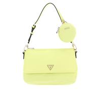GUESS Sac à épaule jaune fluo pour femme - Eco Gemma Top Zip Shoulder Bag Light Lime 220578
