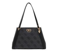 GUESS sac à épaule Karnilla Logo Girlfriend Carryall Coal Logo gris foncé