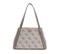 GUESS sac à épaule Karnilla Logo Girlfriend Carryall Dark Taupe Logo
