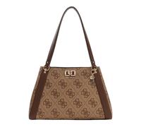 GUESS sac à épaule Karnilla Logo Girlfriend Carryall Latte Logo/Brown marron clair