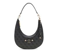 GUESS sac à épaule Lindsey Hobo Coal Logo gris foncé