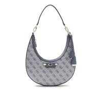 GUESS sac à épaule Lindsey Hobo Slate Logo bleu gris