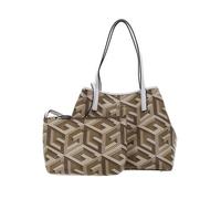 GUESS Vikky Large Tote, Bag Women, Logo Taupe, Taille Unique
