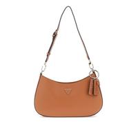 GUESS Sac à épaule marron pour femme - Noelle II Top Zip Shoulder Bag Light Cognac 310201