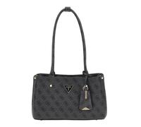 GUESS sac à épaule Meridian Shoulder Satchel Bag Coal Logo