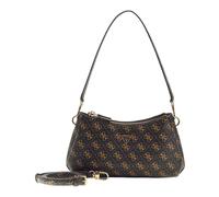 GUESS sac à épaule Noelle II 3 Comp Shoulder Xbody Brown Logo