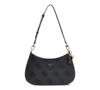 GUESS sac à épaule Noelle II Top Zipper Shoulder Bag Coal Logo gris foncé