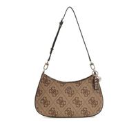 GUESS sac à épaule Noelle II Top Zipper Shoulder Bag Latte Logo/Brown marron clair