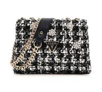 GUESS Sac à épaule noir blanc pour femme - Everlee Mini Convertible Xbody Flap Bag Black Multi 310605