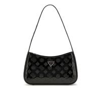 GUESS Sac à épaule noir pour femme - Arnela Top Zip Shoulder Bag Black Logo 297972