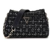 GUESS Sac à épaule noir pour femme - Giully Top Zip Shoulder Bag Black / Gold 296369