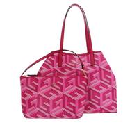GUESS Sac à épaule rouge rose pour femme - Vikky Large Tote Magenta Logo 229408