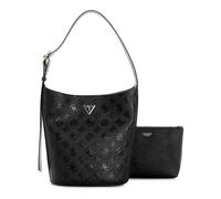 GUESS sac à épaule sac d’accessoires Cresidia II Bucket Bag Black Logo noir