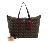 GUESS sac à épaule sac de voyage Latona Travel Carryon Tote Brown Logo marron foncé