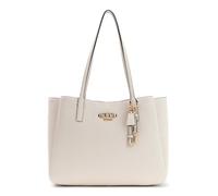 GUESS sac à épaule sac d'ordinateur portable pour ordinateur portable Anise Multi Compartment Tote Stone Logo écru